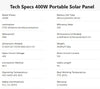 200W Portable Solar Panel